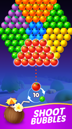 Screenshot Bubble Shooter：Fruit Splash