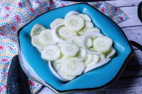 Cool & Tangy Marinated Cucumbers