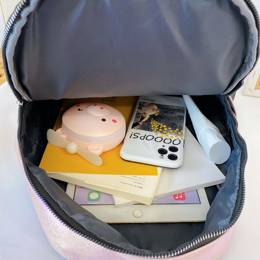 Title 5, Laser-colored cute backpack to brighten your da...