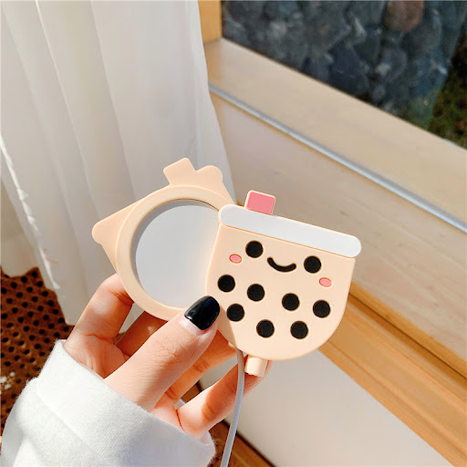 Title 4, Creative Pearl Milk Tea Protective Cover Shell ...