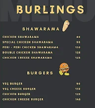 Burlings menu 1