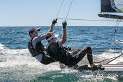 Sailors Benji Daniel and Alex Burger are hoping to qualify for the postponed 2020 Olympics in Tokyo.