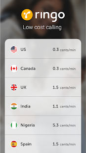  Ringo: Low cost calling: miniatura da captura de tela  