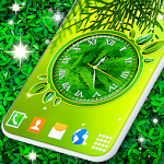 Cover Image of Скачать Лесные листья Часы Фоновые обои 6.1.0 APK