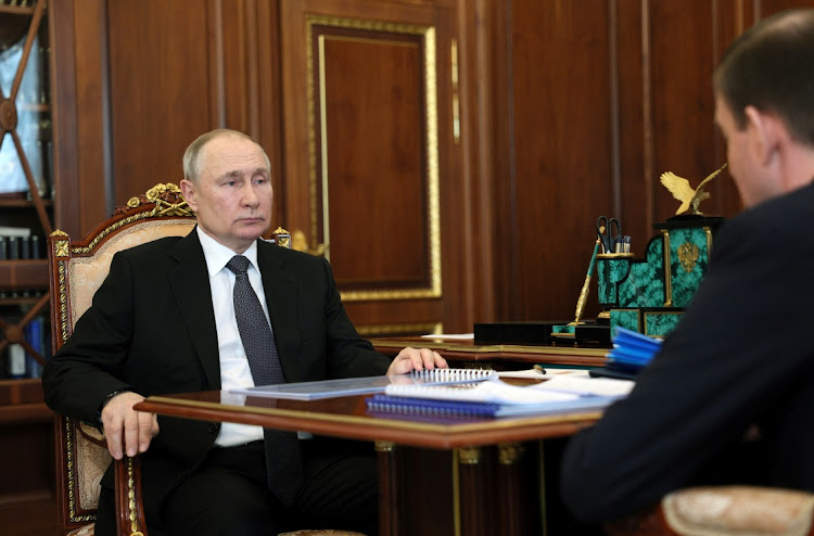 Russia's President Vladimir Putin. Picture: SPUTNIK/MIKHAIL KLIMENTYEV/KREMLIN via REUTERS