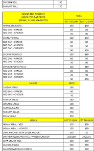 Diet N Protein Meals menu 2