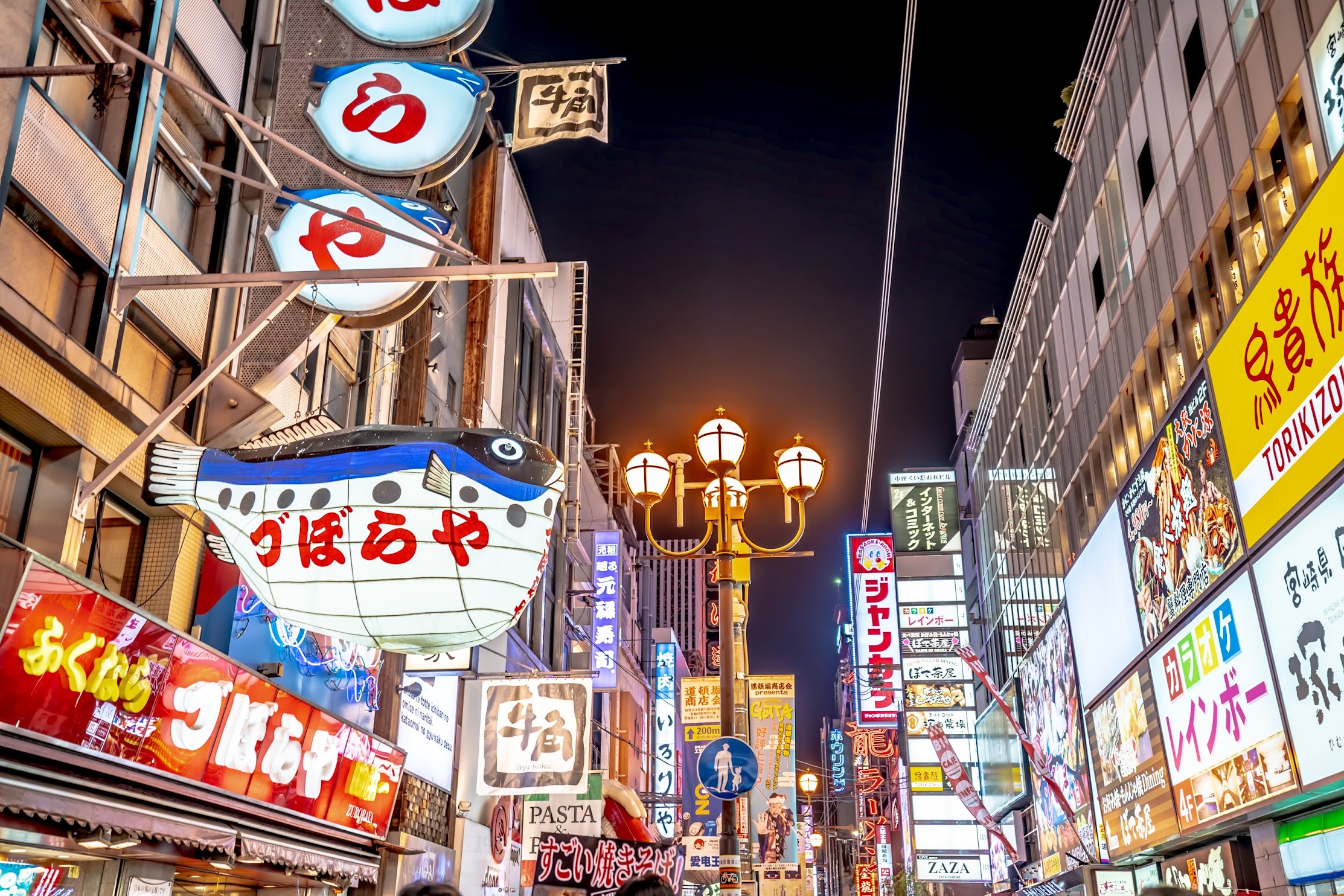 Dotonbori Shopping District evening4