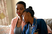 Ntshuxeko Mashele with her mother, Innocentia, at their Pretoria home this week. 