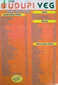 New Udupi Veg menu 4