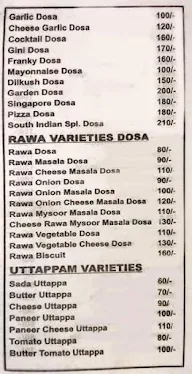 South Indian Dosa Corner menu 5