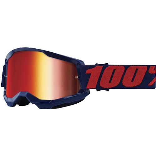 100% Strata 2 Goggles - Masego/Mirror Red