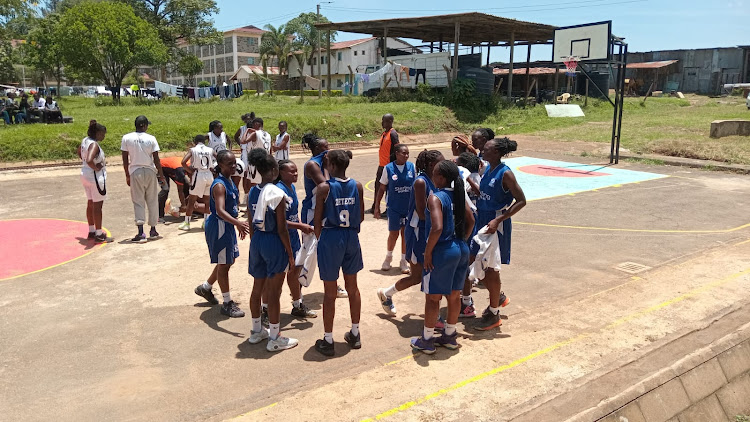 Zetech University women's basketball team players