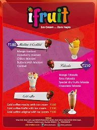 Ifruit Ice Cream Parlour menu 2