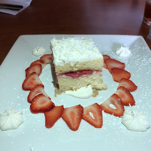 Gluten free tres leches cake! It’s so good!