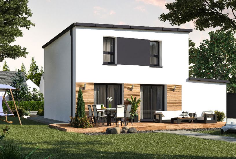  Vente Terrain + Maison - Terrain : 535m² - Maison : 89m² à Martigné-Ferchaud (35640) 