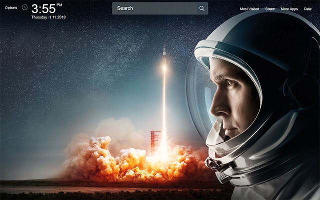 First Man Wallpapers Theme New Tab