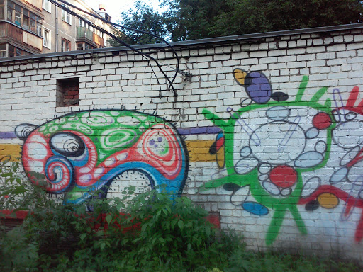Граффити Космослизень