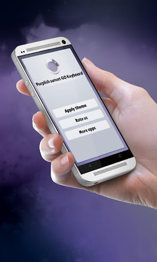 紫色的晚霞 GO Keyboard