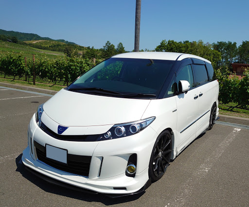 エスティマ Ahrwのドライブ Mt行けず エスティマハイブリッド 乗り心地 重視するとこれ以上下げれません に関するカスタム メンテナンスの投稿画像 車のカスタム情報はcartune