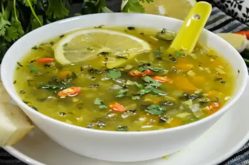 Lemon Coriander Chicken Soup