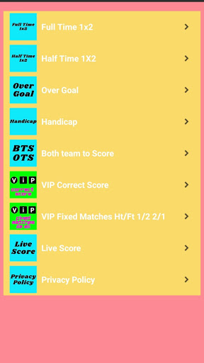 Correct Score Fixed Match 1/2