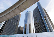 A view of the General Motors world headquarters building in Detroit, Michigan. The car maker's venture capital arm has invested millions of dollars in Oculii, a US startup maker of software for radar sensors used in self-driving cars.