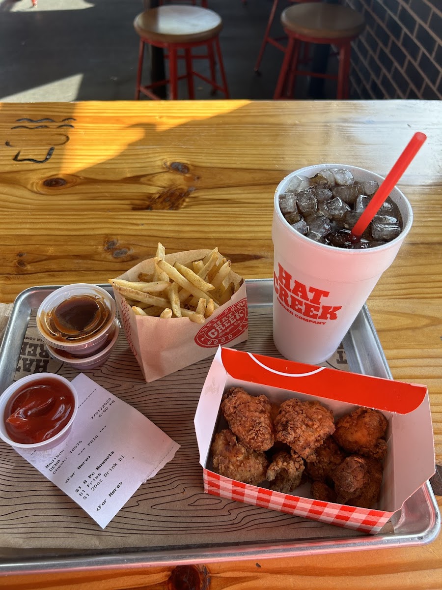 Gluten-Free Fries at Hat Creek Burger Co.