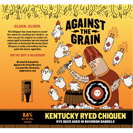 Logo of Against The Grain Kentucky Ryed Chiquen