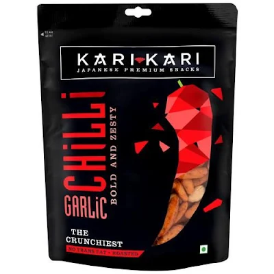 Kari Kari Snacks - Chili Garlic - 60 gm