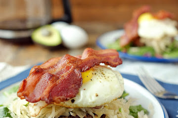 Paleo Breakfast Burger (Whole30 + Keto)