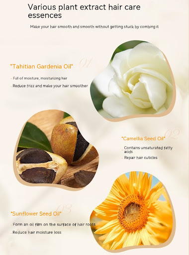 Title 3, Soft And Shiny Hair Care Essential Oil Anti-fri...