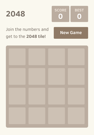 Screenshot 2048 Game