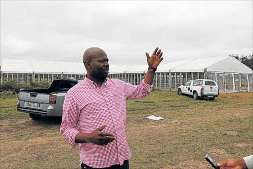 READY TO ROLL: Luthando Bara, founder of the Berlin November, is full of excitement ahead of the big day this weekend Picture: MICHAEL PINYANA