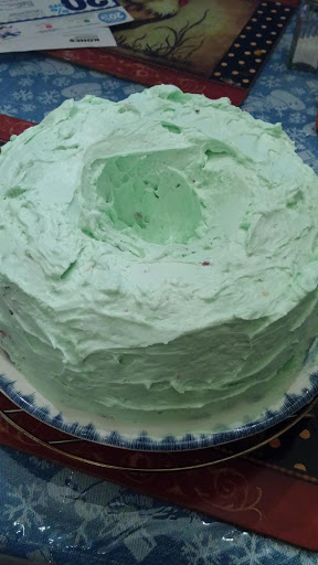 Grandmom Mamies Pistachio Cream Cake..