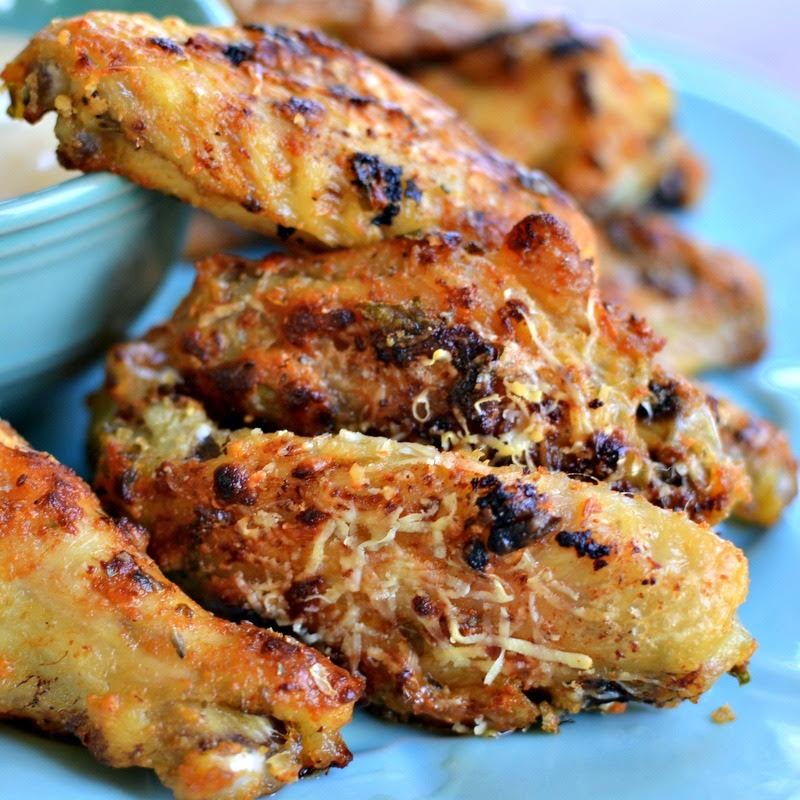 Garlic Parmesan Chicken Wings | Just A Pinch Recipes