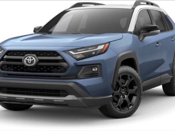 RAV4のRAV4・AXAH54・TRDOFFROAD・グレイッシュブルーに関するカスタム事例の投稿画像1枚目