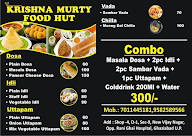 Krishna Murty Food Hut menu 2