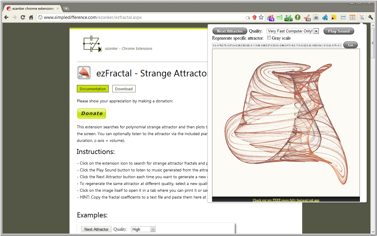 ezFractal - Strange Attractors Preview image 11