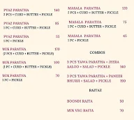 Paratha Palace menu 3