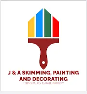 J & A Painting and Decorating Logo