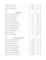 Amul Ice Cream Parlour menu 3