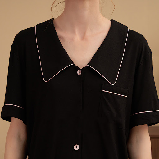 Title 5, Womens Fashion Peter Pan Collar Modal Short-sl...