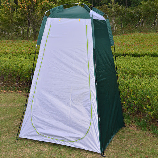 Title 6, Portable fishing tent with changing room and tr...