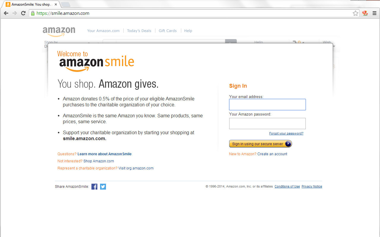 Smile (extension for Amazon.com) Preview image 0