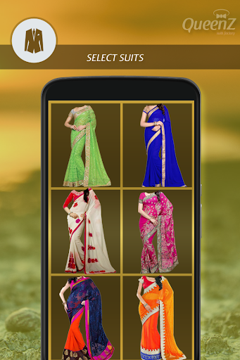 Designer Sari Photo Suit