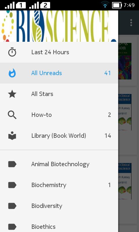 Android application Free Online Medical Library screenshort