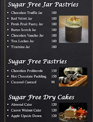 Zeugar Sugar Free menu 2