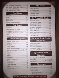 Radhika's Shiv Sagar menu 4