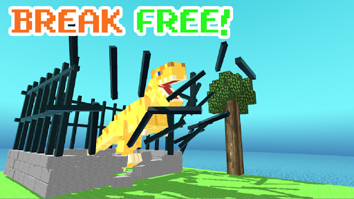 Screenshot Blocky Dino Park T-Rex Rampage