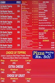 Pizza Delights menu 2